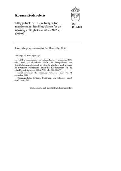 Omslaget till dir. 2010:122