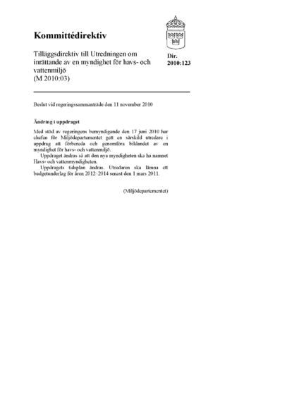 Omslaget till dir. 2010:123