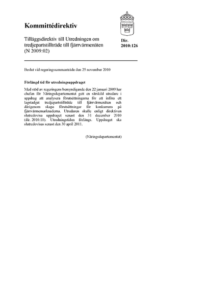 Omslaget till dir. 2010:126