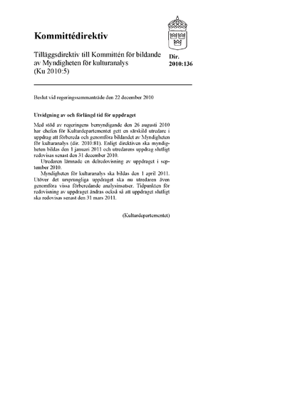 Omslaget till dir. 2010:136