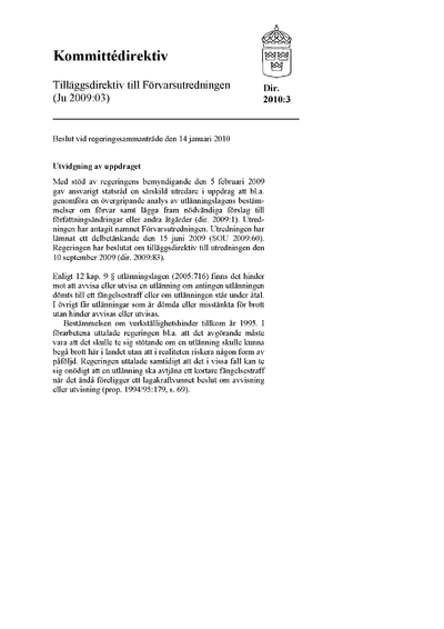 Omslaget till dir. 2010:3