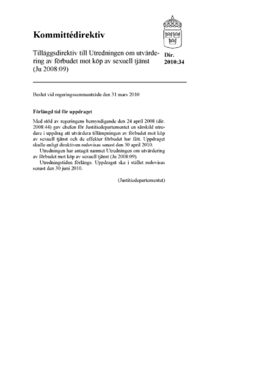 Omslaget till dir. 2010:34
