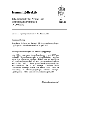 Omslaget till dir. 2010:39