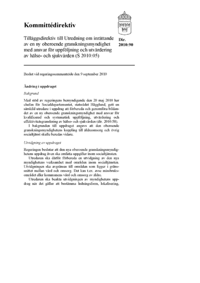 Omslaget till dir. 2010:90