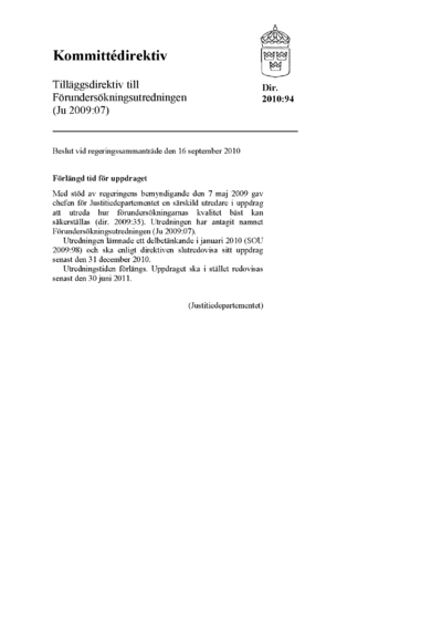 Omslaget till dir. 2010:94