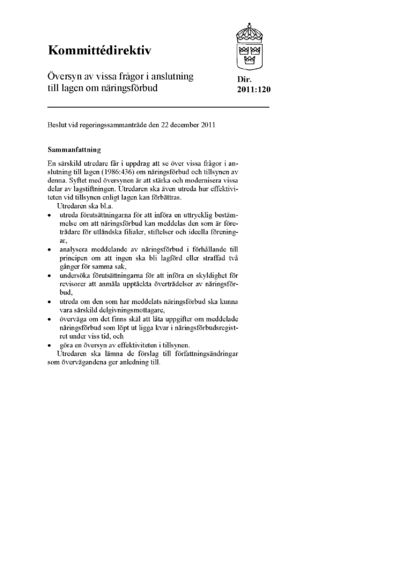 Omslaget till dir. 2011:120