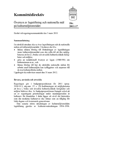 Omslaget till dir. 2011:17