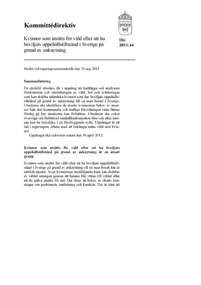 Omslaget till dir. 2011:44