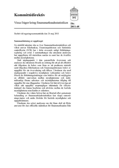 Omslaget till dir. 2011:48