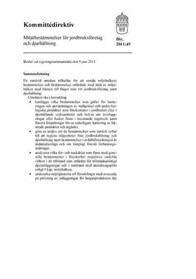 Omslaget till dir. 2011:49