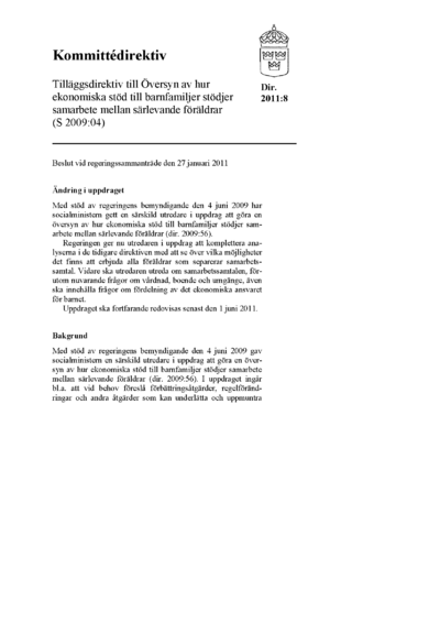 Omslaget till dir. 2011:8