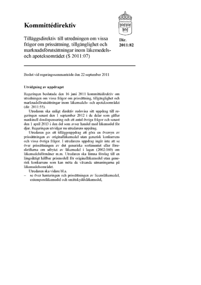 Omslaget till dir. 2011:82