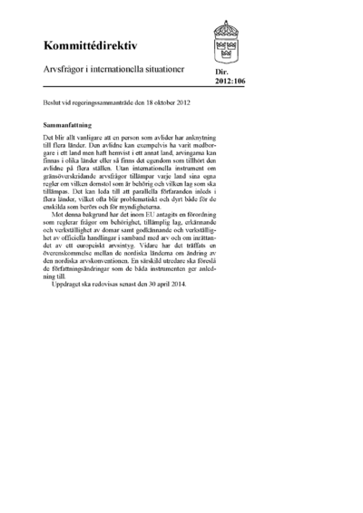 Omslaget till dir. 2012:106