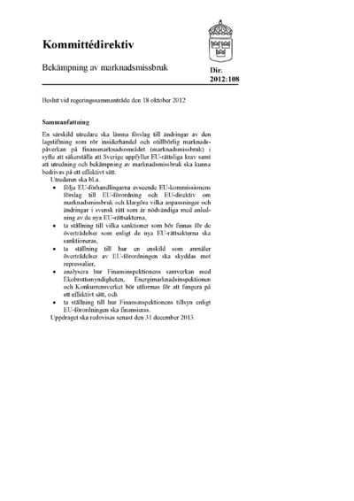 Omslaget till dir. 2012:108