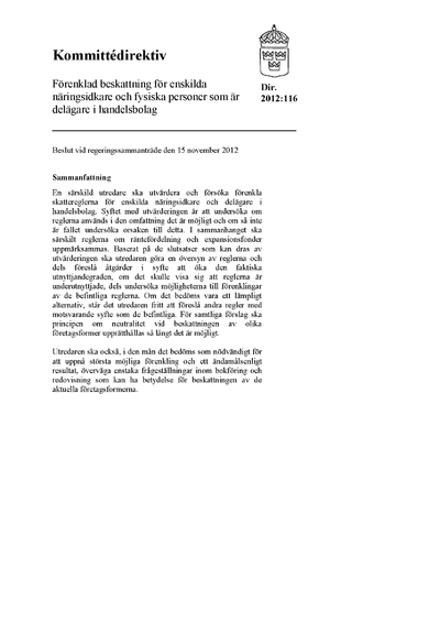 Omslaget till dir. 2012:116