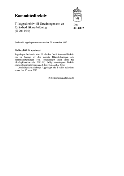 Omslaget till dir. 2012:119