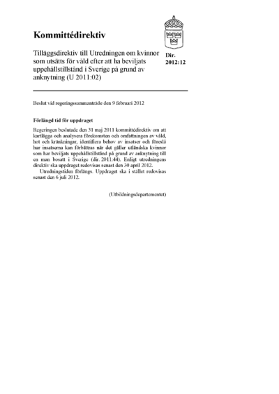 Omslaget till dir. 2012:12