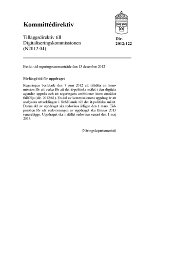 Omslaget till dir. 2012:122