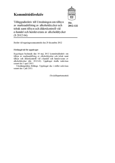 Omslaget till dir. 2012:132