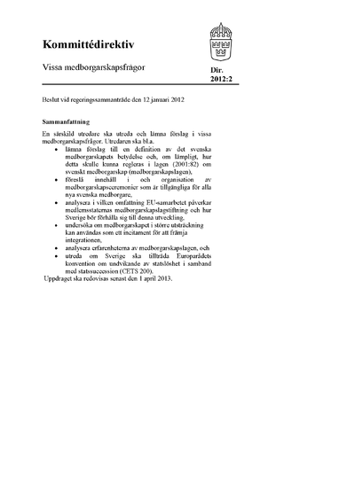 Omslaget till dir. 2012:2