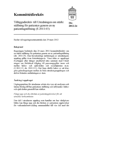 Omslaget till dir. 2012:24