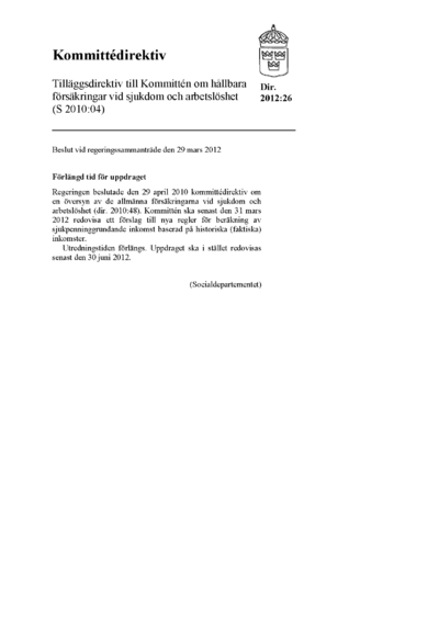 Omslaget till dir. 2012:26