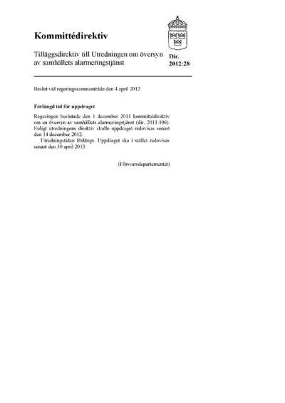 Omslaget till dir. 2012:28