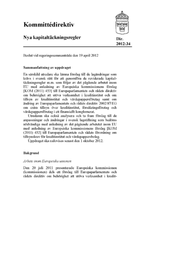 Omslaget till dir. 2012:34