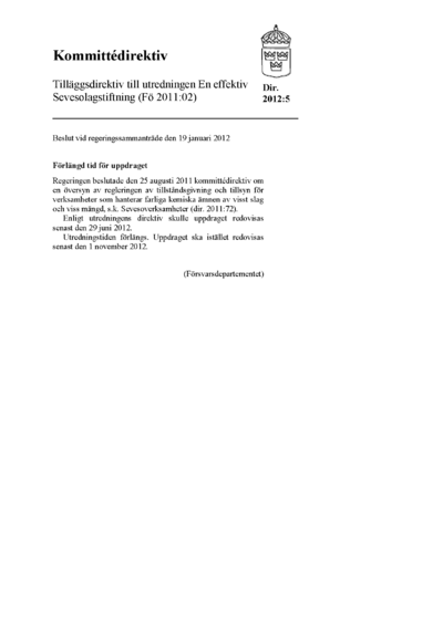 Omslaget till dir. 2012:5