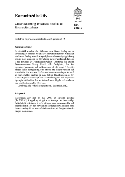 Omslaget till dir. 2012:6