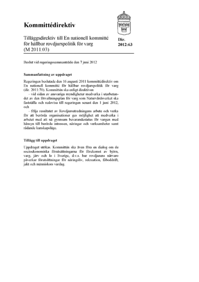 Omslaget till dir. 2012:63