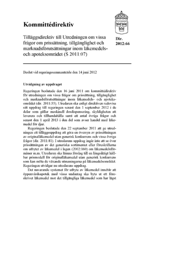 Omslaget till dir. 2012:66