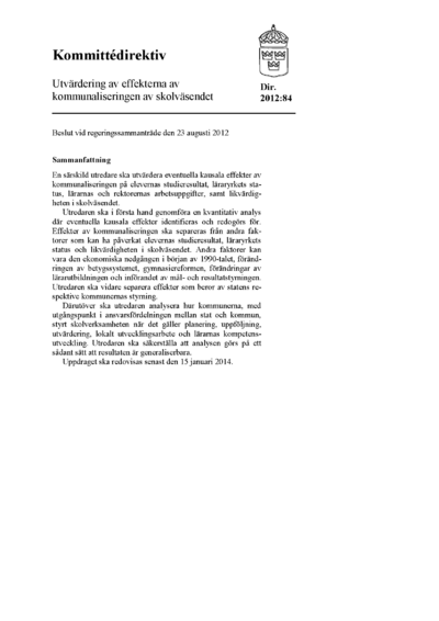 Omslaget till dir. 2012:84