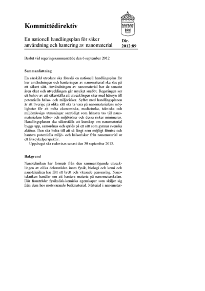 Omslaget till dir. 2012:89