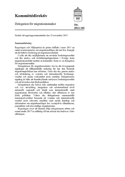 Omslaget till dir. 2013:102