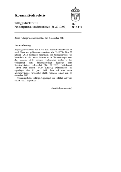 Omslaget till dir. 2013:115