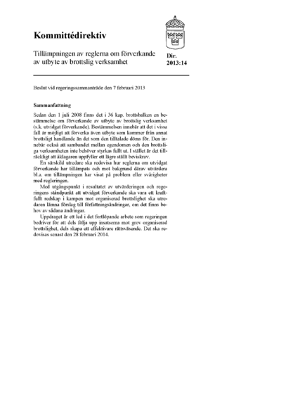 Omslaget till dir. 2013:14