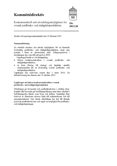 Omslaget till dir. 2013:20