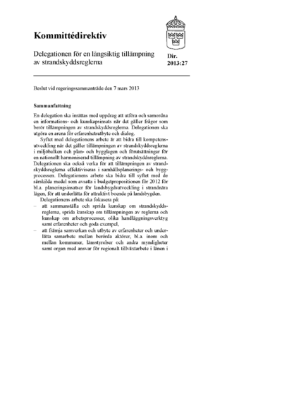 Omslaget till dir. 2013:27