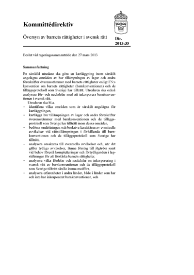 Omslaget till dir. 2013:35