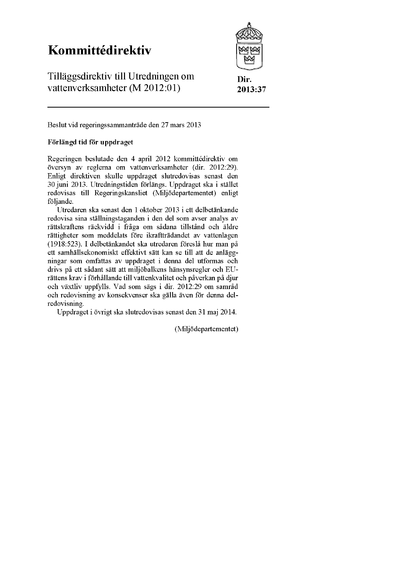 Omslaget till dir. 2013:37