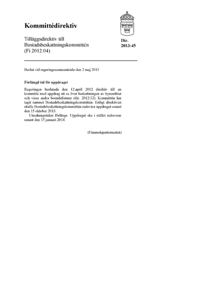 Omslaget till dir. 2013:45