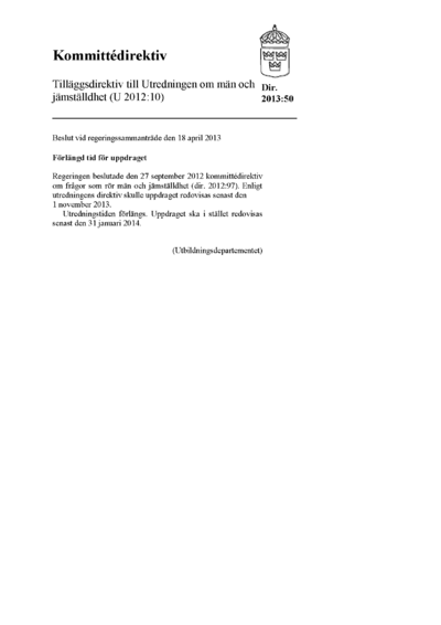 Omslaget till dir. 2013:50