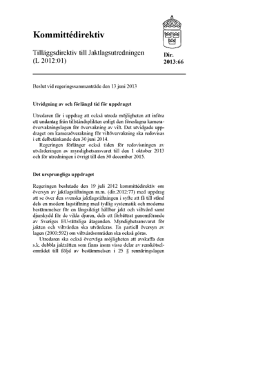 Omslaget till dir. 2013:66