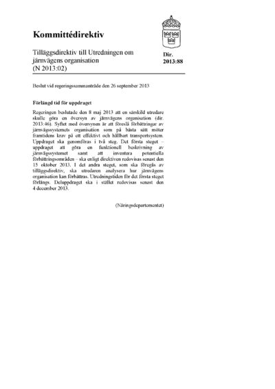 Omslaget till dir. 2013:88