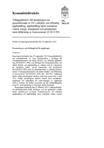 Omslaget till dir. 2013:92