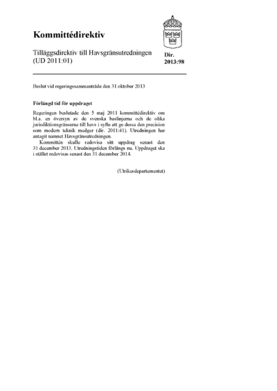 Omslaget till dir. 2013:98