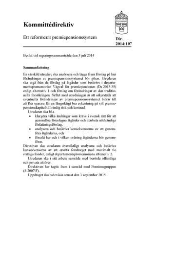 Omslaget till dir. 2014:107