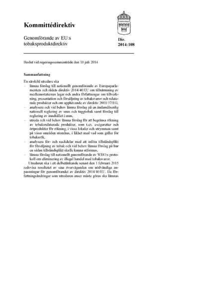 Omslaget till dir. 2014:108