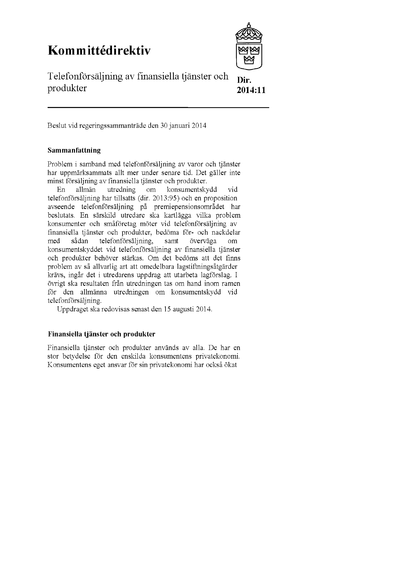 Omslaget till dir. 2014:11